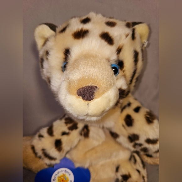 RARE Build A Bear Baby Leopard Cheetah Panther - BLUE EYES - First Edition HTF - Picture 6 of 11